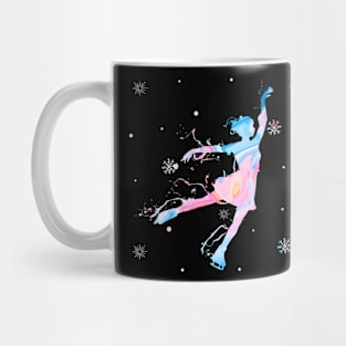 Girl Figure Skating Watercolor Mug